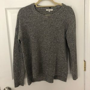 dark gray madewell sweater
